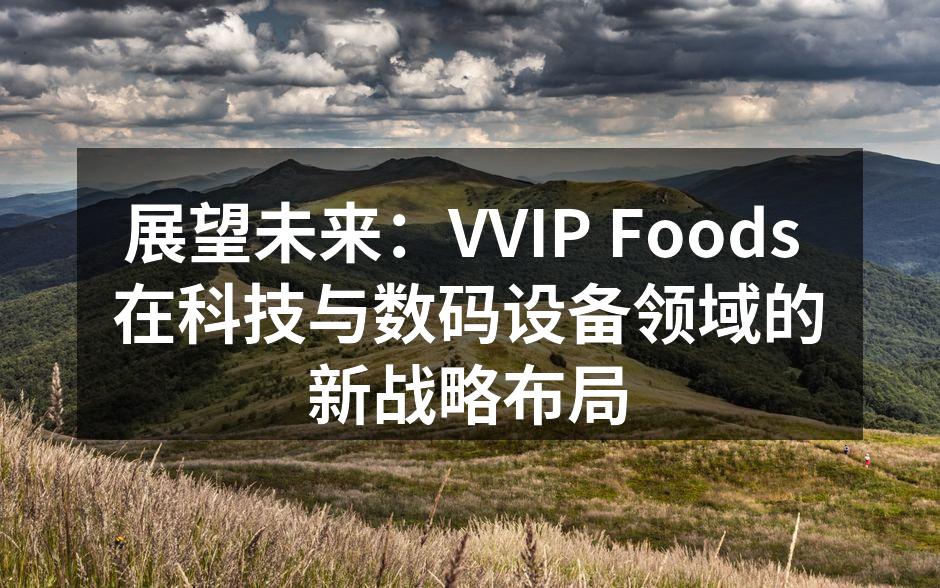 展望未来：VVIP Foods 在科技与数码设备领域的新战略布局